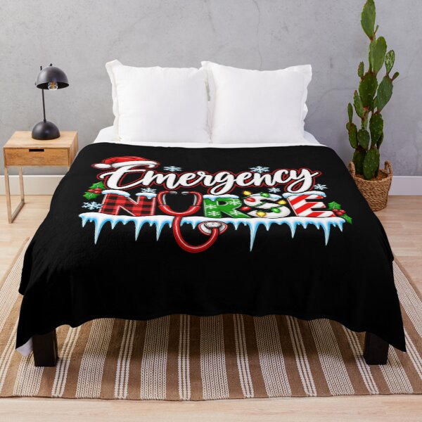 Item preview, Festive Emergency Nurse Christmas Holiday Design designed and sold by rafaeltto.