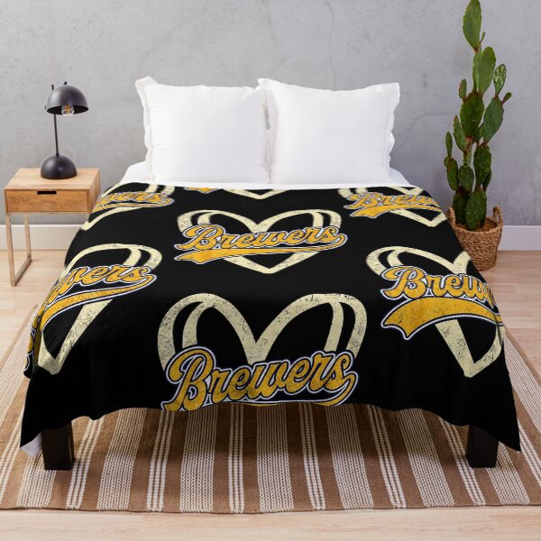 Item preview, Vintage Brewers Baseball Heart Script Fan Pride designed and sold by RDGNR.