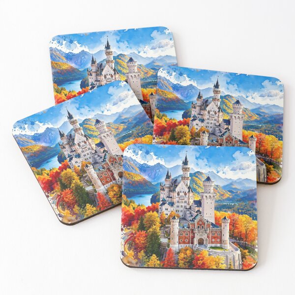 Item preview, Germany — Neuschwanstein Castle — A Castle in Bloom designed and sold by DibujandoPorfa.