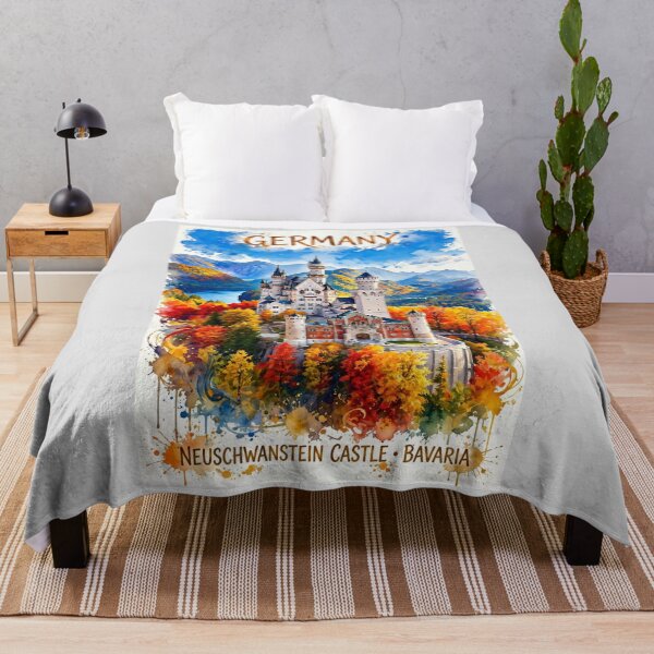 Item preview, Germany — Neuschwanstein Castle — A Castle in Bloom designed and sold by DibujandoPorfa.