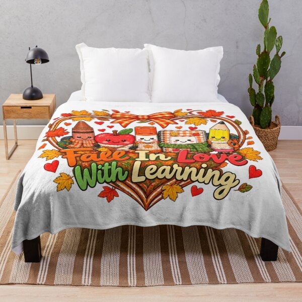 Item preview, Fall In Love With Learning Teacher Classroom Autumn designed and sold by ArtDesignTp.