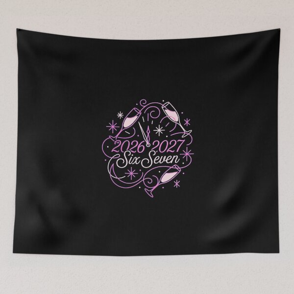 Item preview, Minimalist Line Art Six Seven new year designed and sold by nvrprooo.
