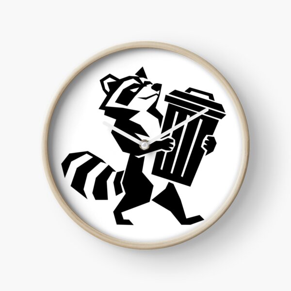 Item preview, Taking Out the Treasure – Funny Raccoon with Trash Can designed and sold by matybrak.