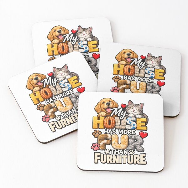 Item preview, My House Has More Fur Than Furniture Pet Lover Humor designed and sold by ArtDesignTp.