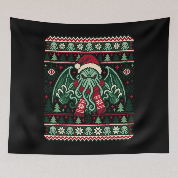 Item preview, H. P. Lovecraft: Cthulhu Festive Knit Pattern designed and sold by Fenay Designs.