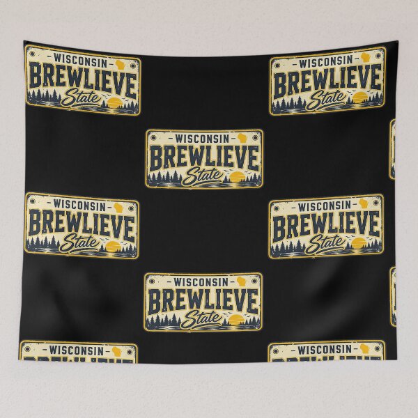 Item preview, Wisconsin Brewlieve State Retro Midwest Pride designed and sold by RDGNR.