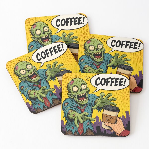 Item preview, Caffeinate your zombie designed and sold by alehousephoto.