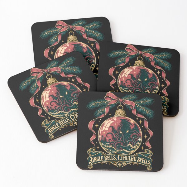 Item preview, H. P. Lovecraft: Jingle Bells Cthulhu Spells designed and sold by Fenay Designs.