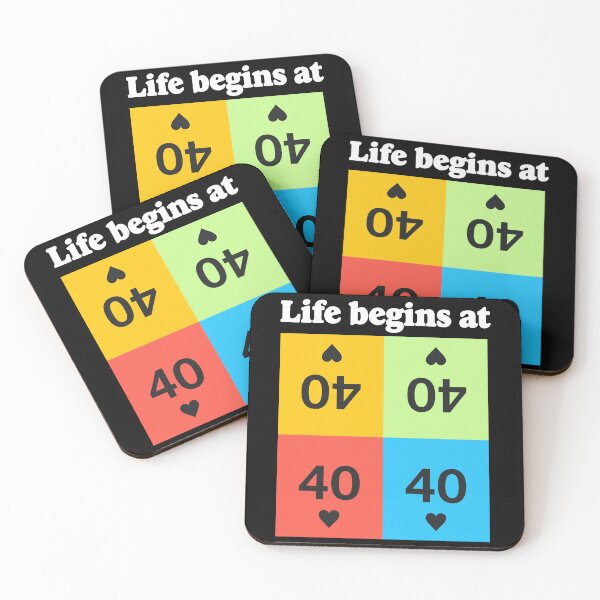 Item preview, Life Begins At 40 Women designed and sold by Exerohuhic.