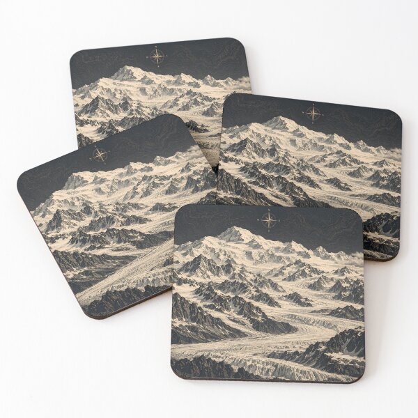 Item preview, Wrangell St. Elias National Park Vintage Style Mountain Poster (Digital Download) designed and sold by shopcanva.