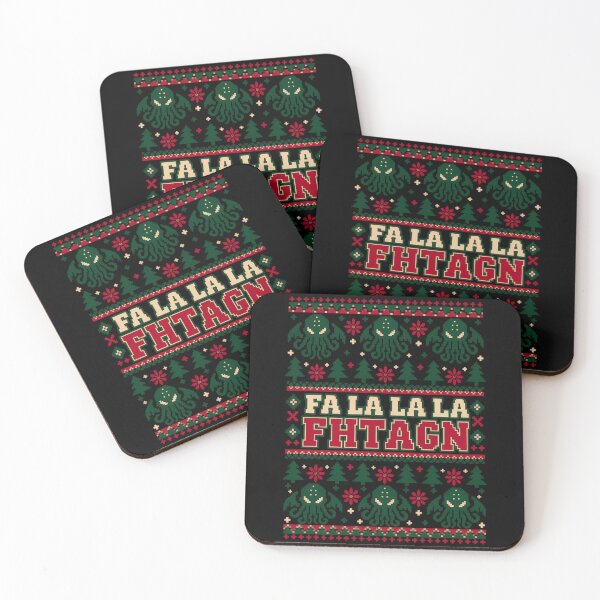 Item preview, H. P. Lovecraft: Fa La La La Fhtagn Holiday Pattern designed and sold by Fenay Designs.
