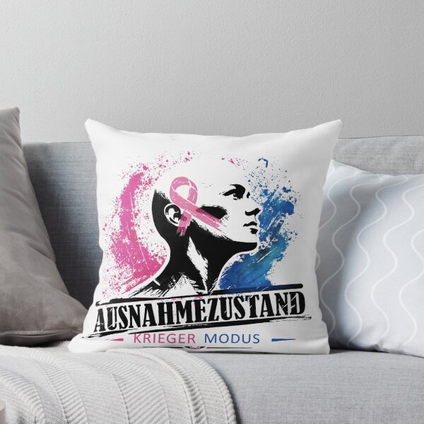 Item preview, State of Emergency Warrior Mode - Breast Cancer Fighter Design designed and sold by Carola_Zain_Text_und_Illustration.