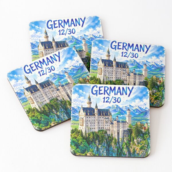 Item preview, Germany — Neuschwanstein Castle — Kingdom of the Bavarian Alps designed and sold by DibujandoPorfa.