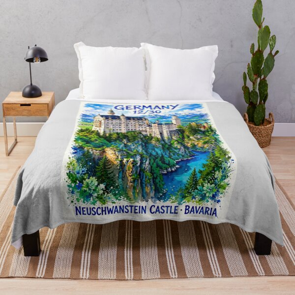 Item preview, Germany — Neuschwanstein Castle — Kingdom of the Bavarian Alps designed and sold by DibujandoPorfa.