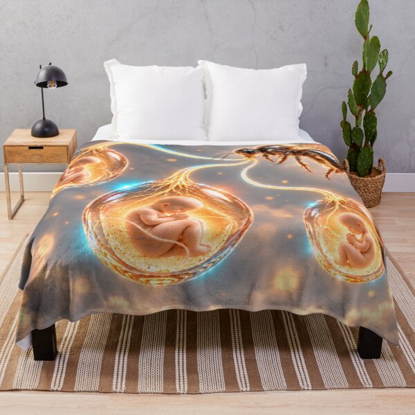 Item preview, The New Pollination – Golden Bee and Cocoon Art designed and sold by Qenlo.