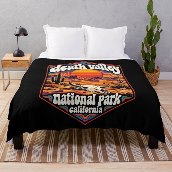 Item preview, Death Valley National Park California Travel Retro Trippy designed and sold by TomFrontierArt.