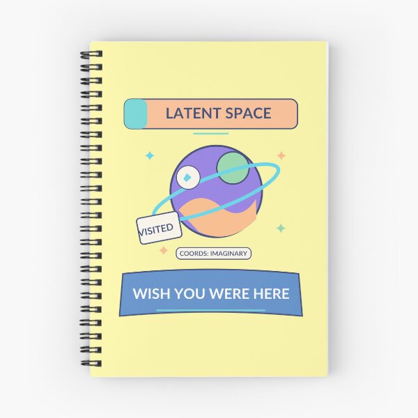 Item preview, Latent Space Tourist Wish You Were Here - Funny AI Art designed and sold by Ink and Wink.