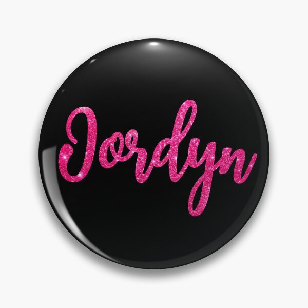 Item preview, Jordyn Hot Pink Sparkly Personalised Name Design designed and sold by CamilasPrints.