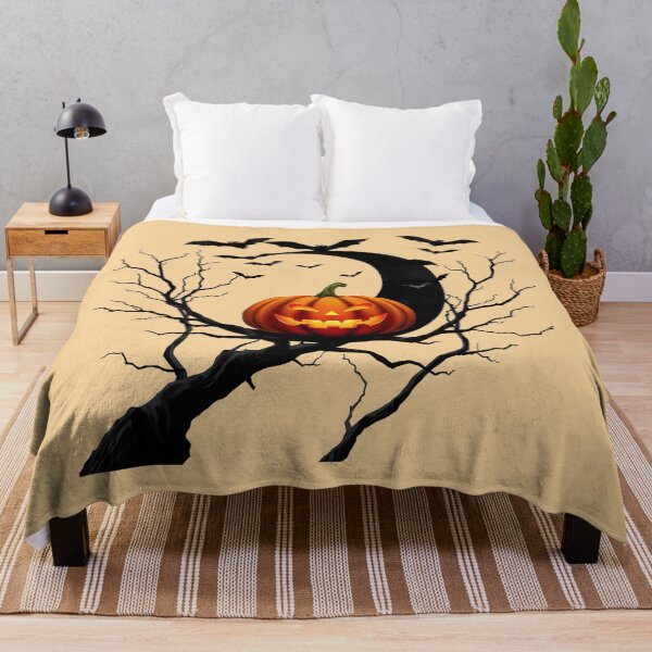 Item preview, Spooky Halloween Pumpkin Moon Gothic Silhouette Art designed and sold by Fine-Arts-Lab.