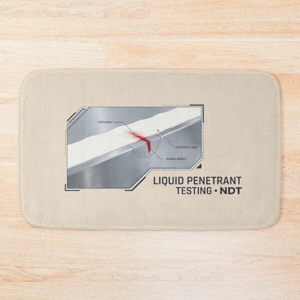 Item preview, Liquid Penetrant Testing NDT Inspection Art designed and sold by Amr Darwish Graphic designer.