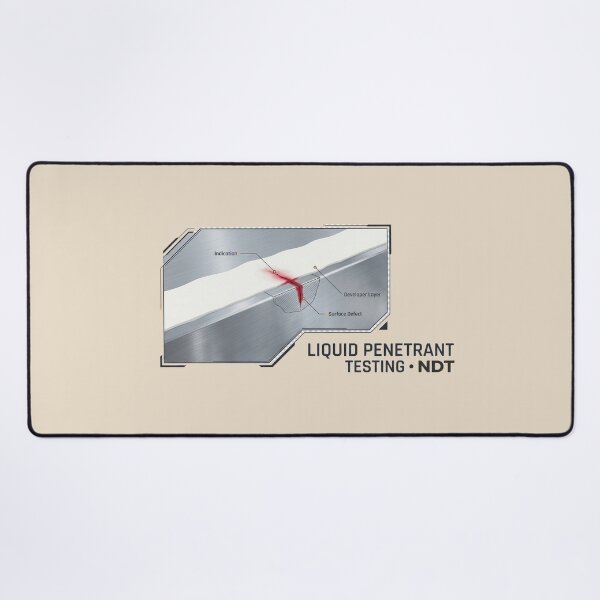 Item preview, Liquid Penetrant Testing NDT Inspection Art designed and sold by Amr Darwish Graphic designer.