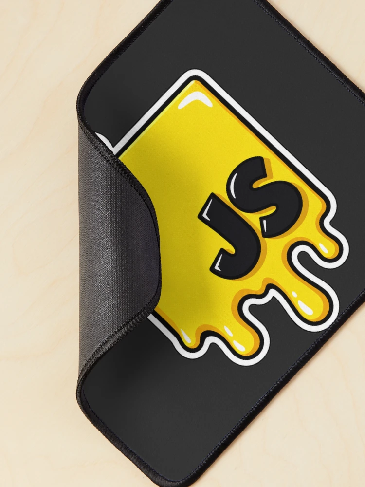 Thumbnail 2 of 5, Mouse Pad, Melting JavaScript JS Logo Sticker - Web Developer Programmer designed and sold by Stick Erify.