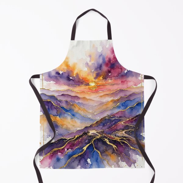 Item preview, Watercolor painting of the Mirador del Sol in Merlo, San Luis, Argentina. designed and sold by Esencia Argentina.