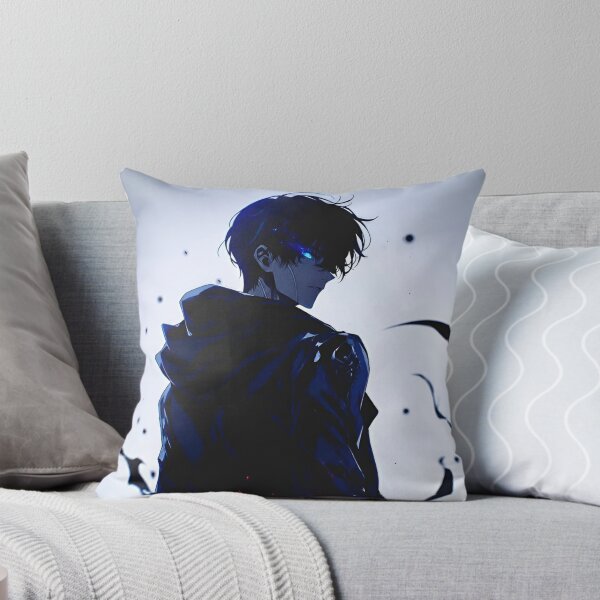 Item preview, Blue Shadow Hunter with Crimson Dagger – Dark Fantasy Anime Warrior Art designed and sold by Dyan4.