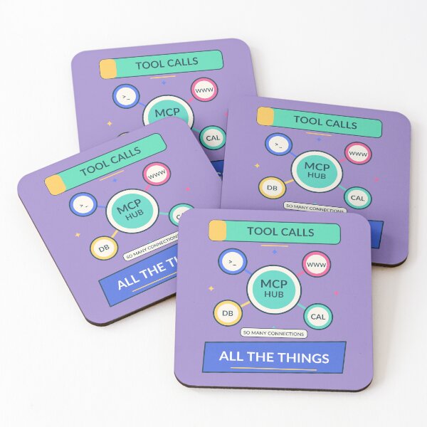 Item preview, Tool Calls All the Things - Funny MCP AI Agent Humor designed and sold by Ink and Wink.