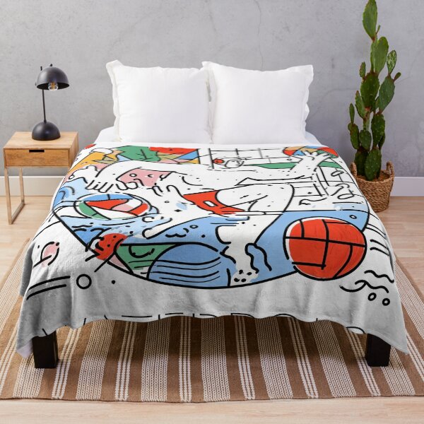 Item preview, Water Polo Modern Sports Illustration designed and sold by ForeverPrintsOK.