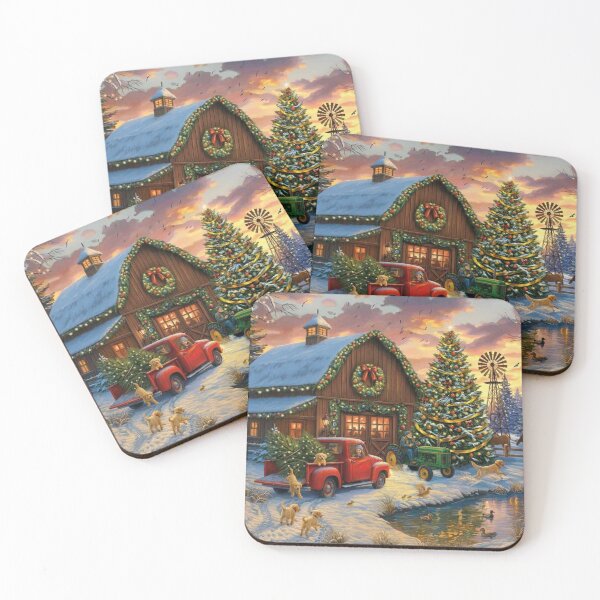 Item preview, Christmas on the Farm designed and sold by RisingWolfStudio.