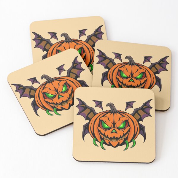 Item preview, Spooky Monster Bat Pumpkin Halloween Gothic Art designed and sold by Fine-Arts-Lab.