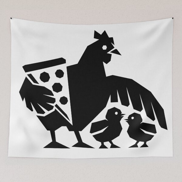 Item preview, Family Pizza Night – Funny Chicken and Chicks designed and sold by matybrak.