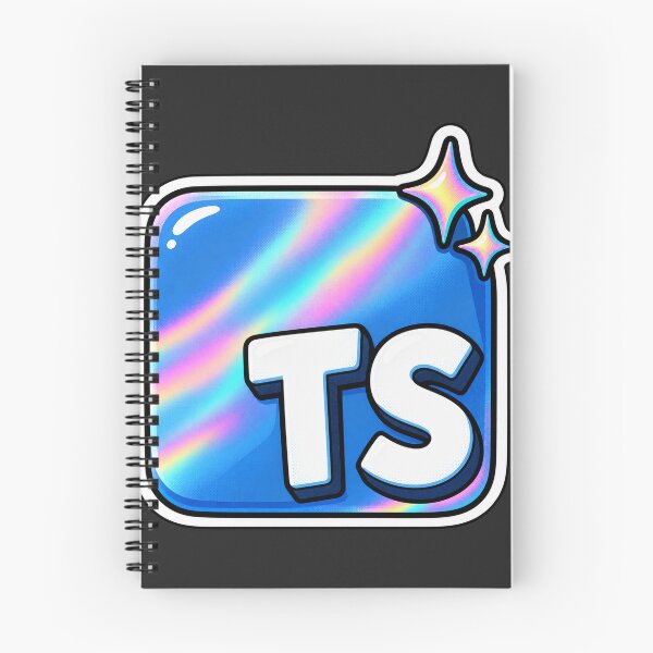 Item preview, Holographic TypeScript TS Sticker - Web Developer Coding designed and sold by Stick Erify.