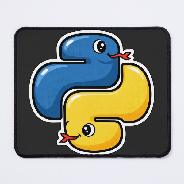 Item preview, Cute Python Snakes Logo Sticker - Programmer Coding designed and sold by Stick Erify.