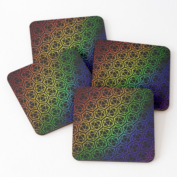 Item preview, Dungeons and Dragons: Rainbow D20 designed and sold by firlachieldraws.
