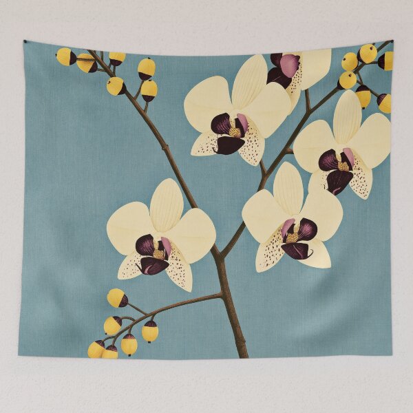 Item preview, Stylised Orchid Branch of Guatemala designed and sold by Soft Oddity.