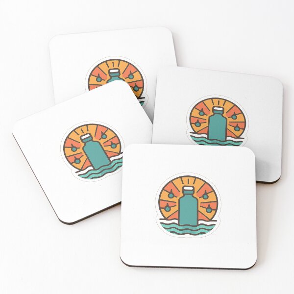 Item preview, Sun Water Bottle Sticker - Stay Hydrated Sunrise designed and sold by Samuel Atef.