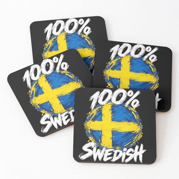 Item preview, Sweden Flag 100 Percent Swedish Pride designed and sold by Castielalger.