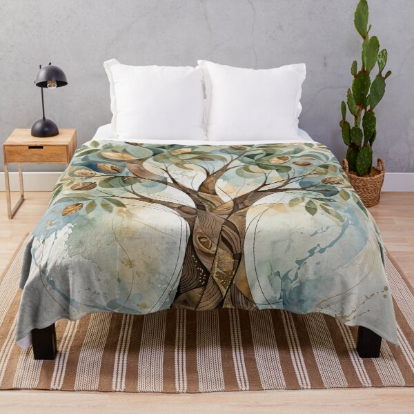 Item preview, Abstract Pecan Tree — Beautiful Watercolor Tree with Pecans designed and sold by Stevercortinas.