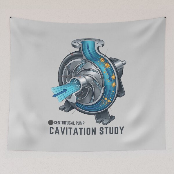 Item preview, Centrifugal Pump Cavitation Engineering Study designed and sold by Amr Darwish Graphic designer.