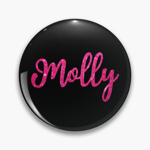 Item preview, Molly Hot Pink Sparkly Personalised Name Design designed and sold by CamilasPrints.