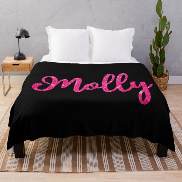 Item preview, Molly Hot Pink Sparkly Personalised Name Design designed and sold by CamilasPrints.