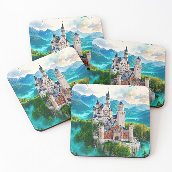 Item preview, Copy of Germany — Neuschwanstein Castle — A Castle in Bloom designed and sold by DibujandoPorfa.