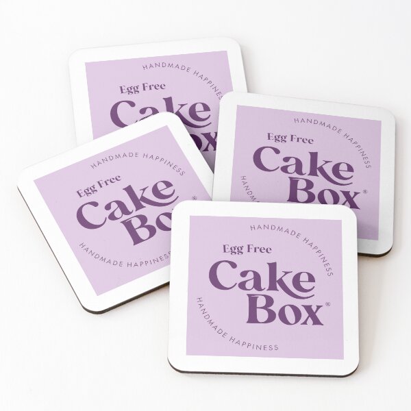 Item preview, Egg Free Cake Box Handmade Happiness Purple designed and sold by abiewilliam.