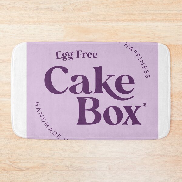 Item preview, Egg Free Cake Box Handmade Happiness Purple designed and sold by abiewilliam.
