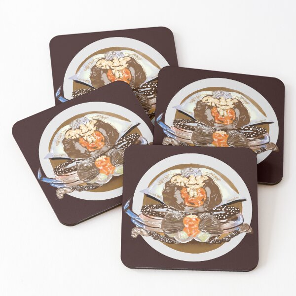 Item preview, Watercolor Korean Soy Sauce Marinated Crab designed and sold by Rin_Art.