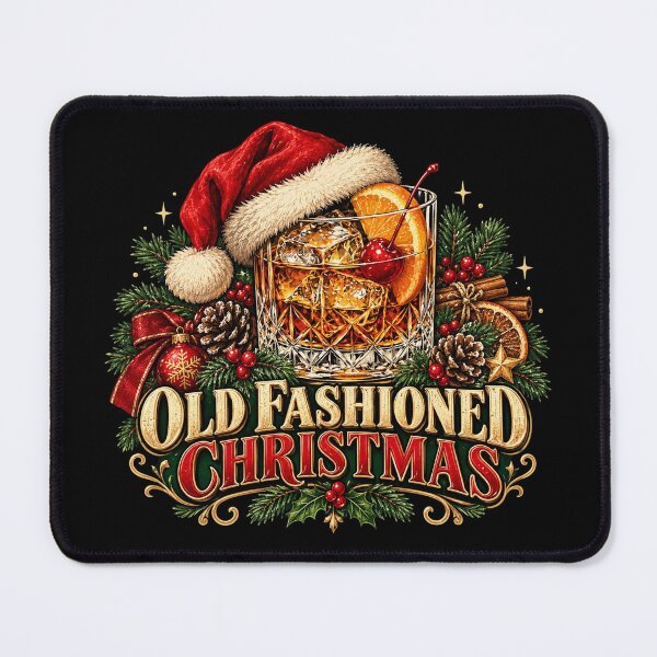Item preview, Old Fashioned Christmas Cocktail with Santa Hat, Funny Bartender Christmas, Christmas Cocktail Gift, Vintage Holiday Drink designed and sold by Cchotlan.