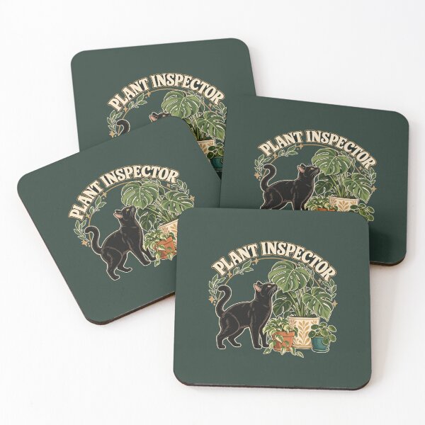 Item preview, Plant Inspector – Curious Black Cat Botanicals designed and sold by WAUZ.