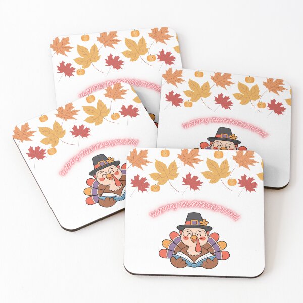 Item preview, Cute Thanksgiving Turkey Reading Book With Fall Leaves designed and sold by Lakshimalsha.